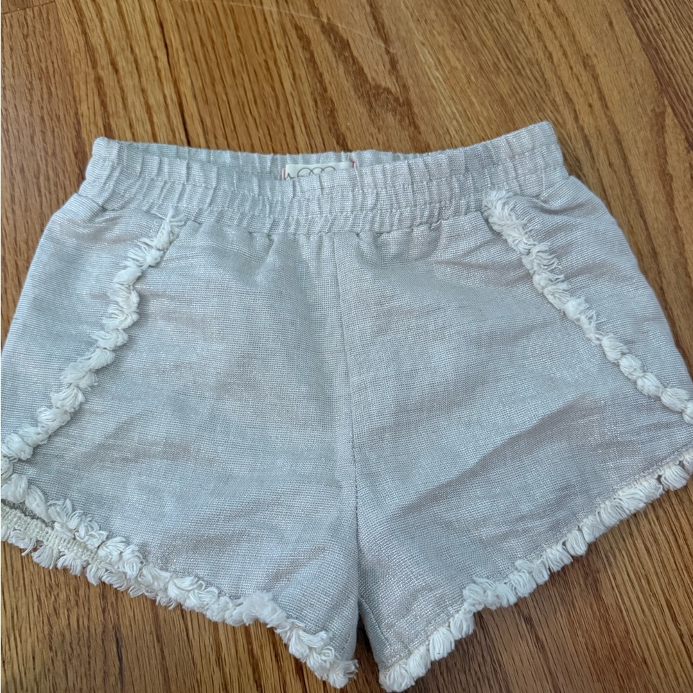 Egg New York metallic gold shorts. Size 2t. Worn a few times.